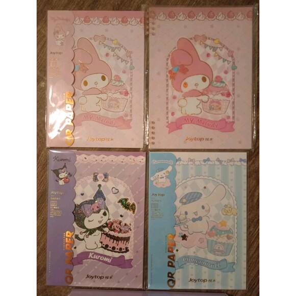 Joytop Sanrio Hello Kitty Friends Sticker Box Set With Notebook, QR Paper Japan - Picture 3 of 16